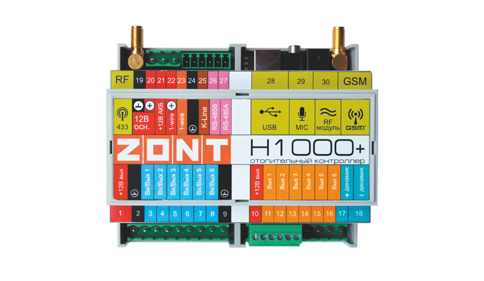 Контроллер отопления H1000+